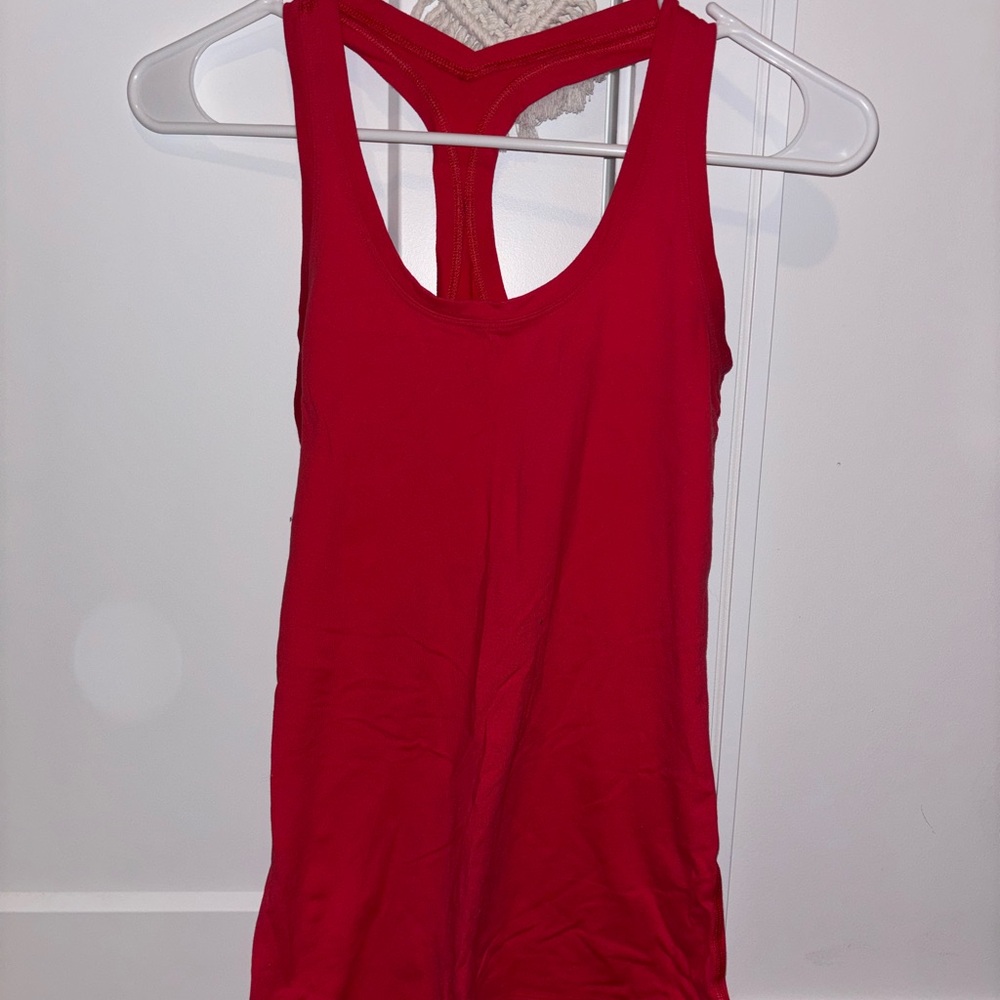 Lululemon Athletica Vibrant Pink Tank Top